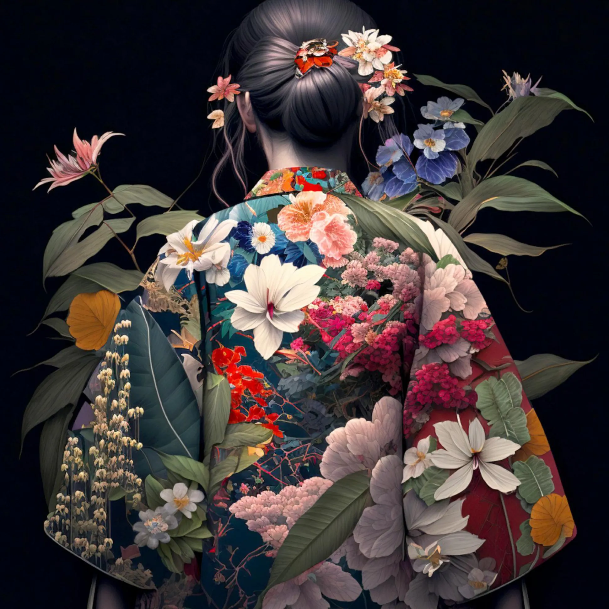 Keilrahmenbild GEISHA V