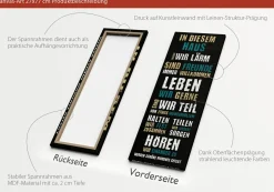 Keilrahmenbild GELIEBT I