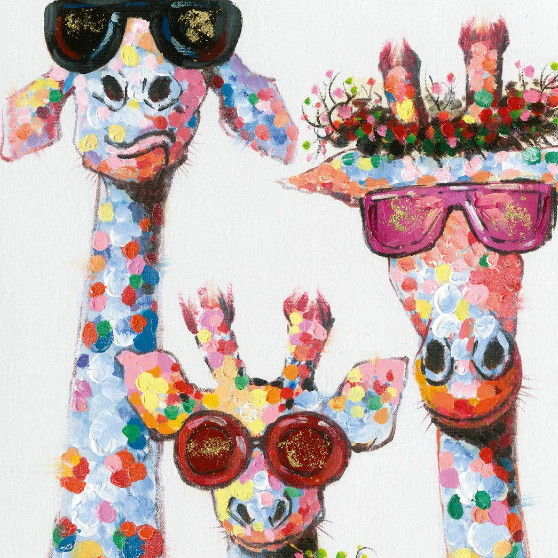 Keilrahmenbild GIRAFFEN