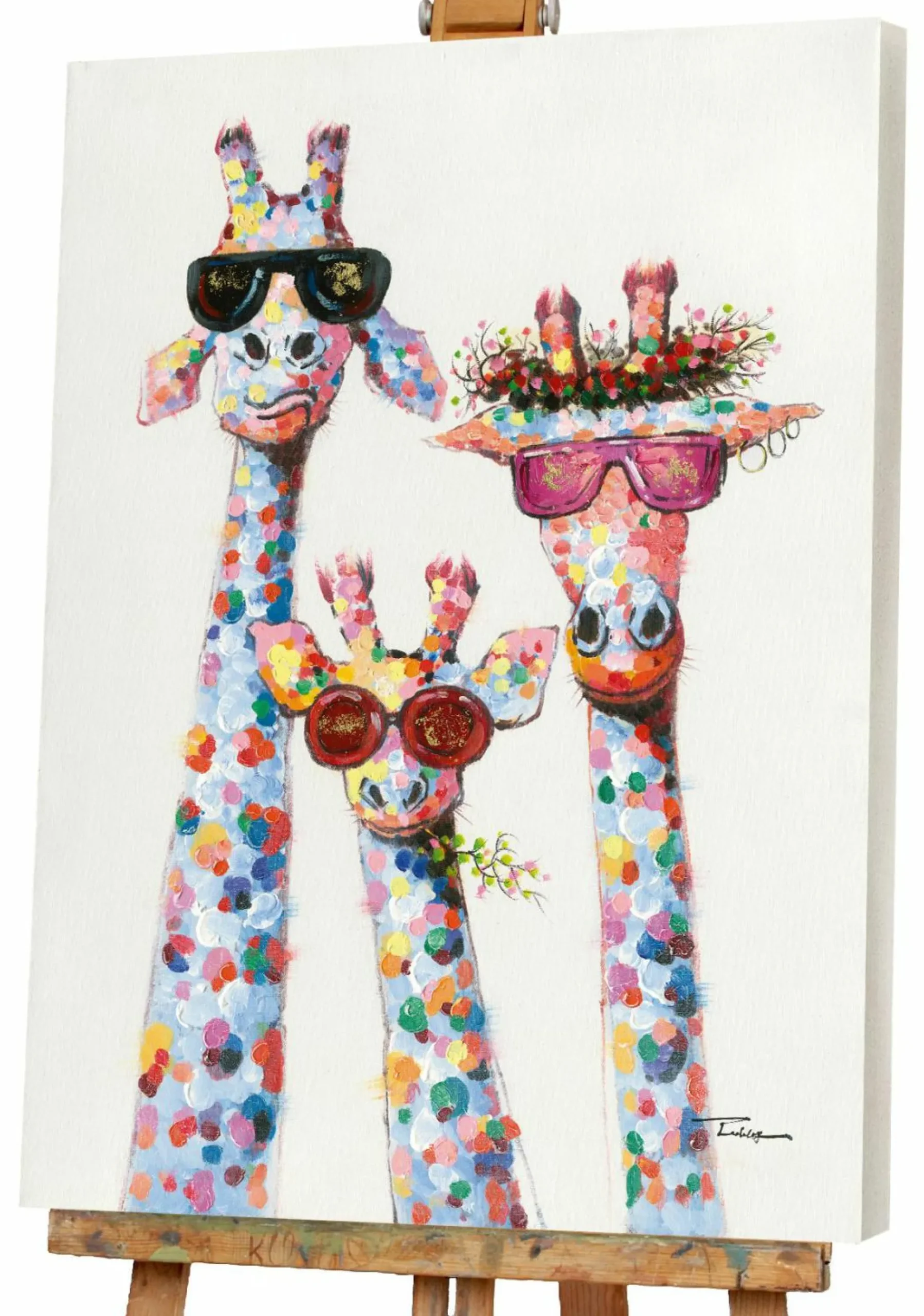 Keilrahmenbild GIRAFFEN