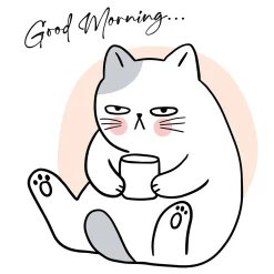 Keilrahmenbild GOOD MORNING