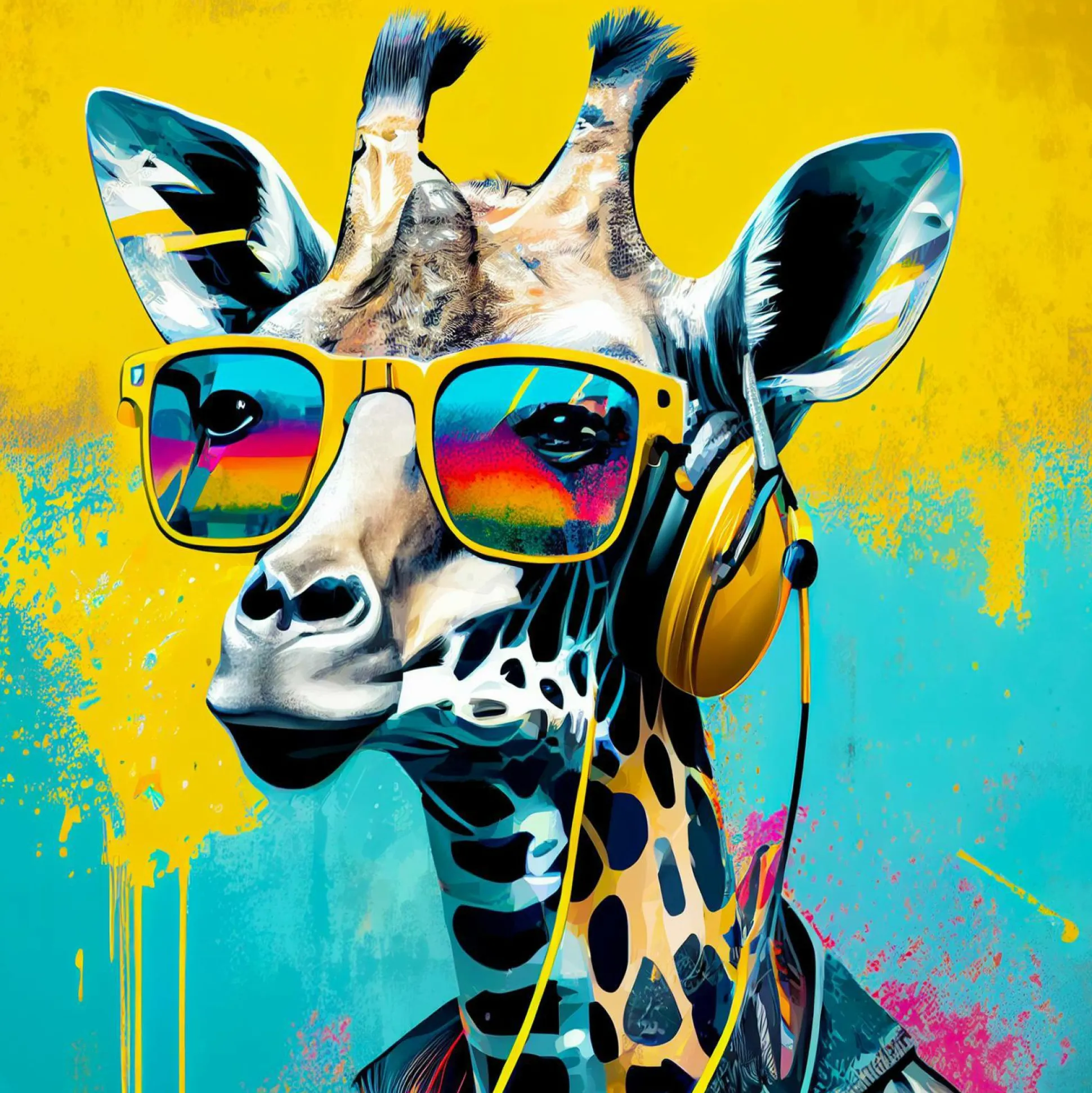 Keilrahmenbild HEADPHONES