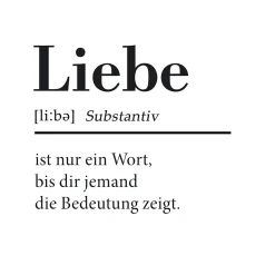 Keilrahmenbild LIEBE