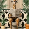 Keilrahmenbild LUSTIGE GIRAFFE