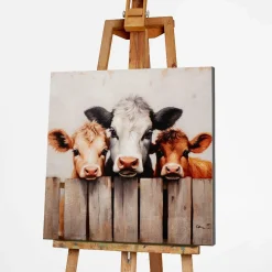 Keilrahmenbild MILKY FARM