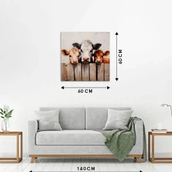 Keilrahmenbild MILKY FARM