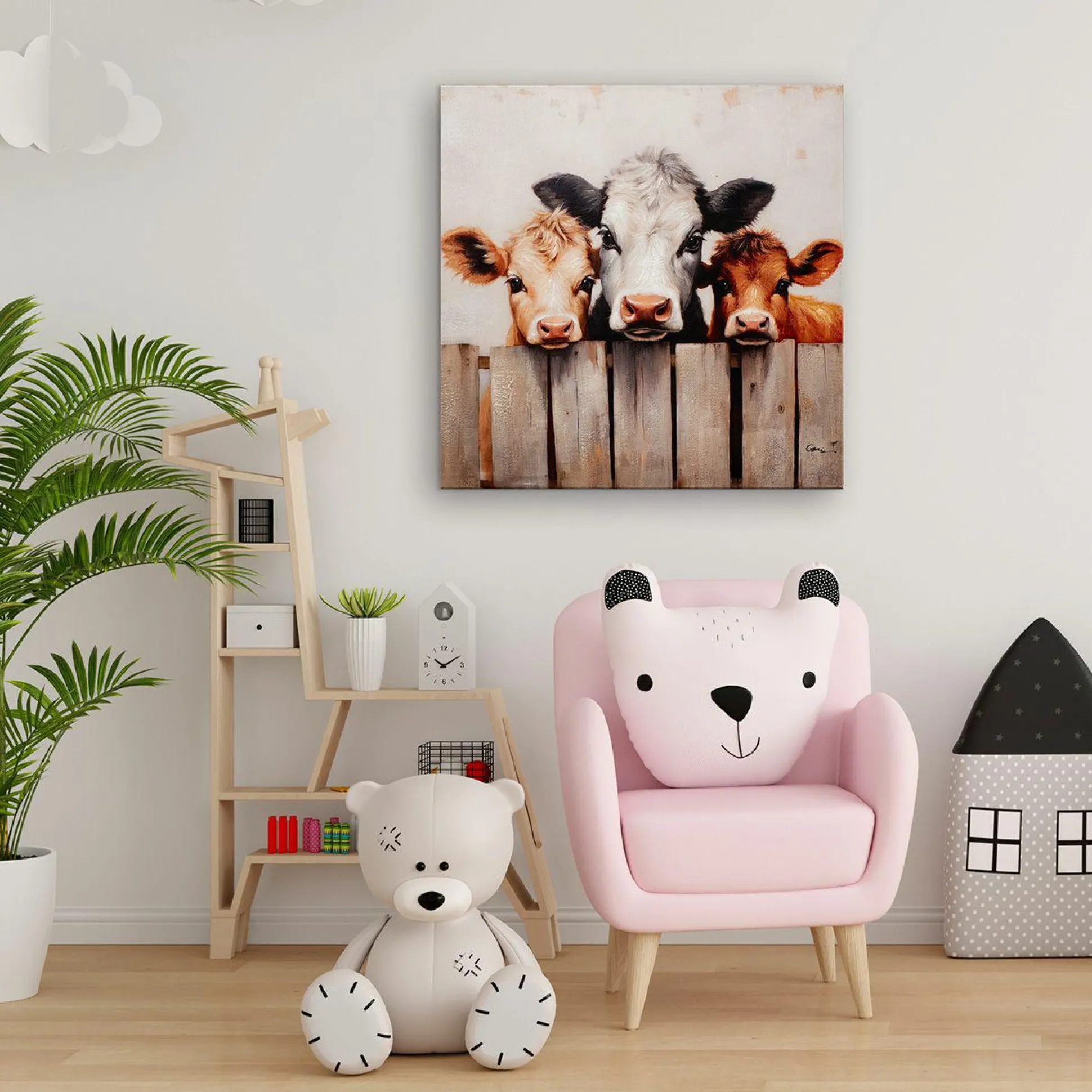 Keilrahmenbild MILKY FARM