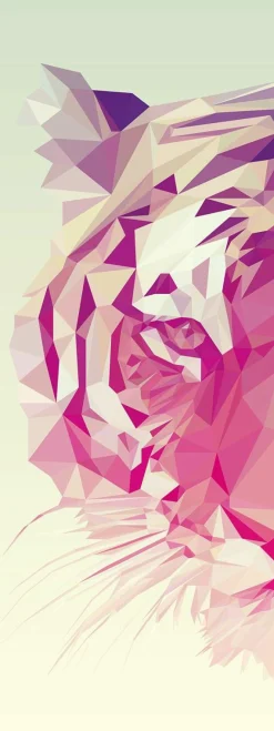 Keilrahmenbild POLYGONAL TIGER