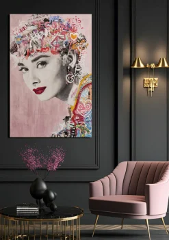 Keilrahmenbild PRETTY IN PINK