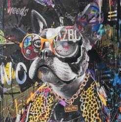 Keilrahmenbild RAPPER DOG