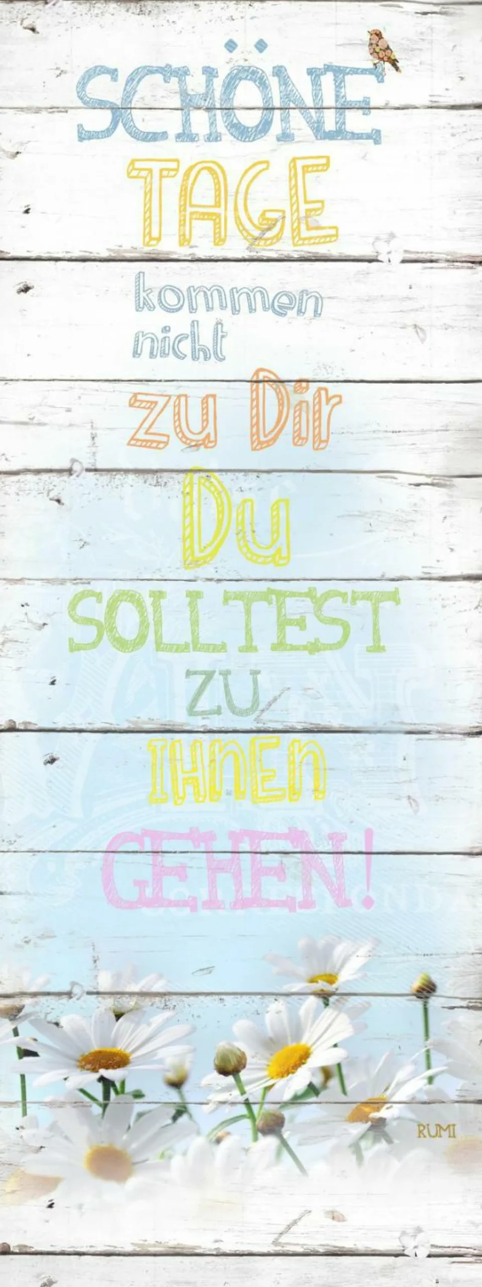 Keilrahmenbild SCHÖNER TAG