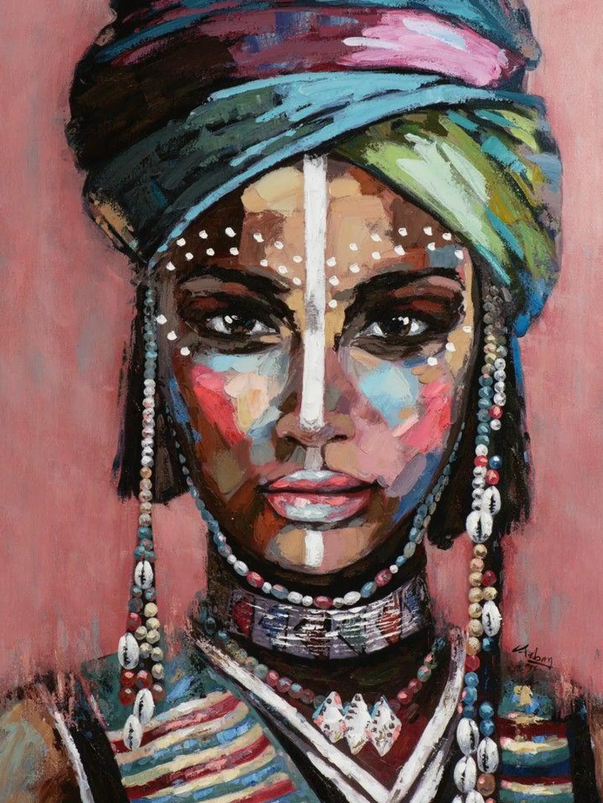 Keilrahmenbild WÜSTENFRAU