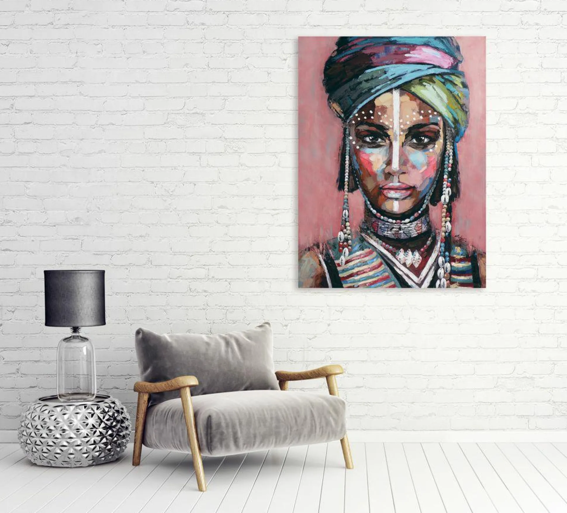 Keilrahmenbild WÜSTENFRAU