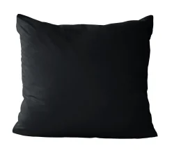 Kissenbezug Jersey schwarz