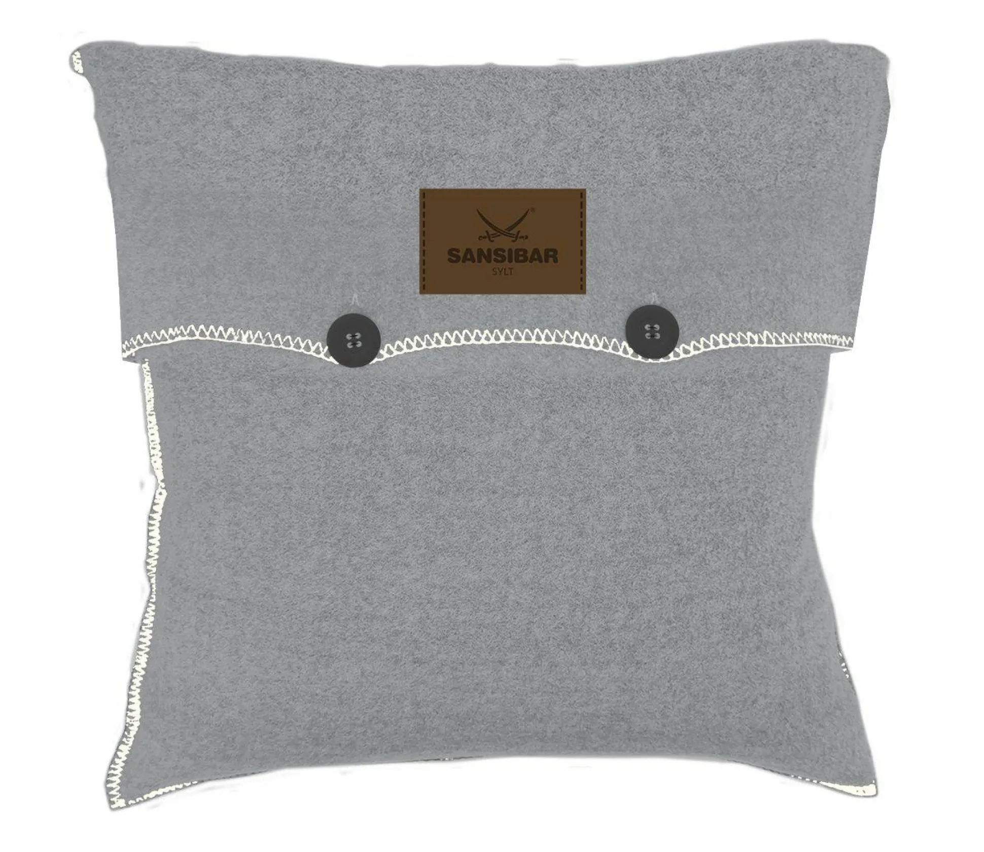 Kissenhülle SANSIBAR silber