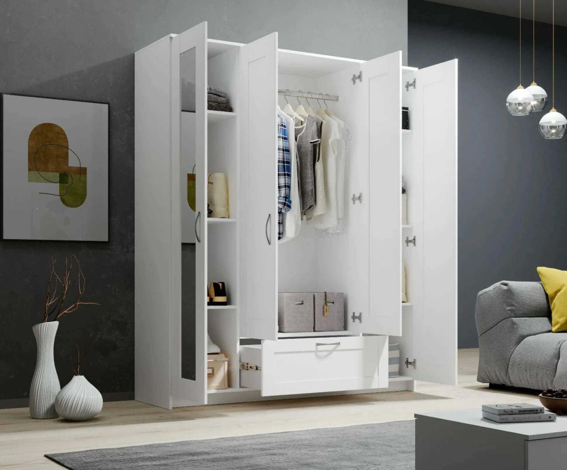 Kleiderschrank HARPER BODMIN