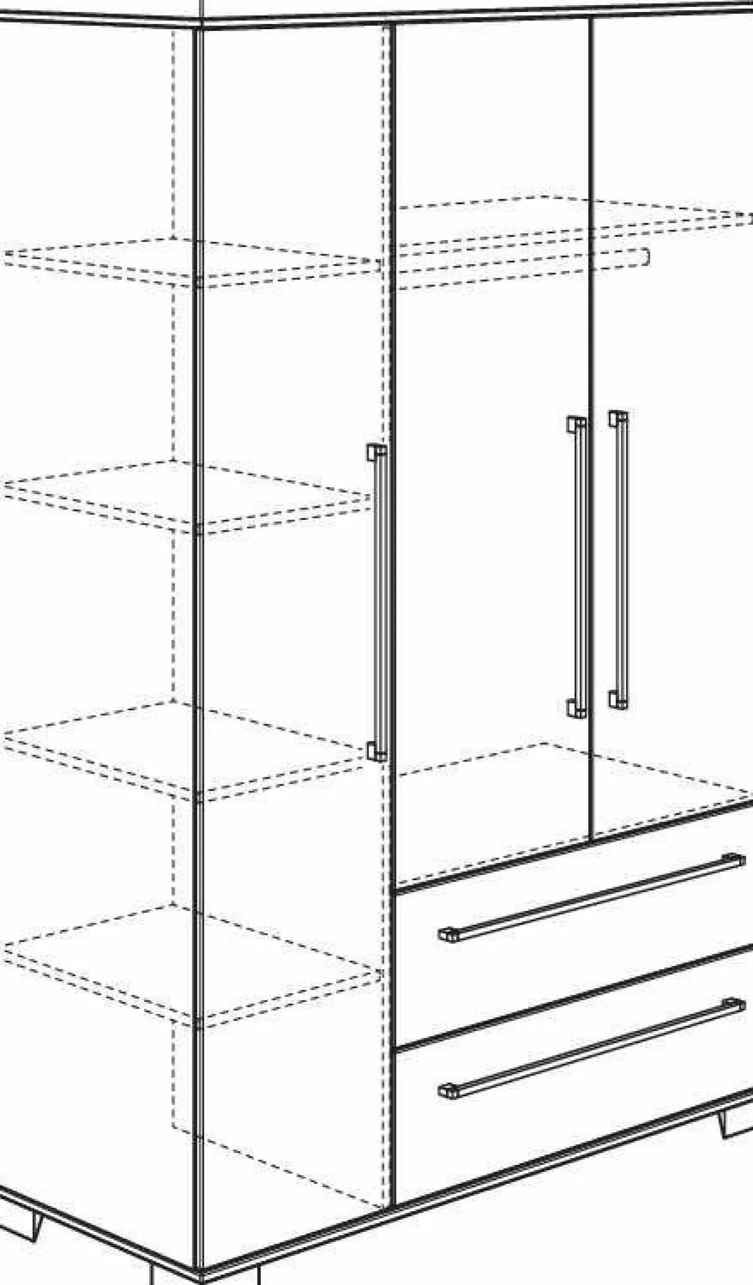Kleiderschrank PAIDI KIRA