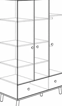 Kleiderschrank PAIDI YLVIE
