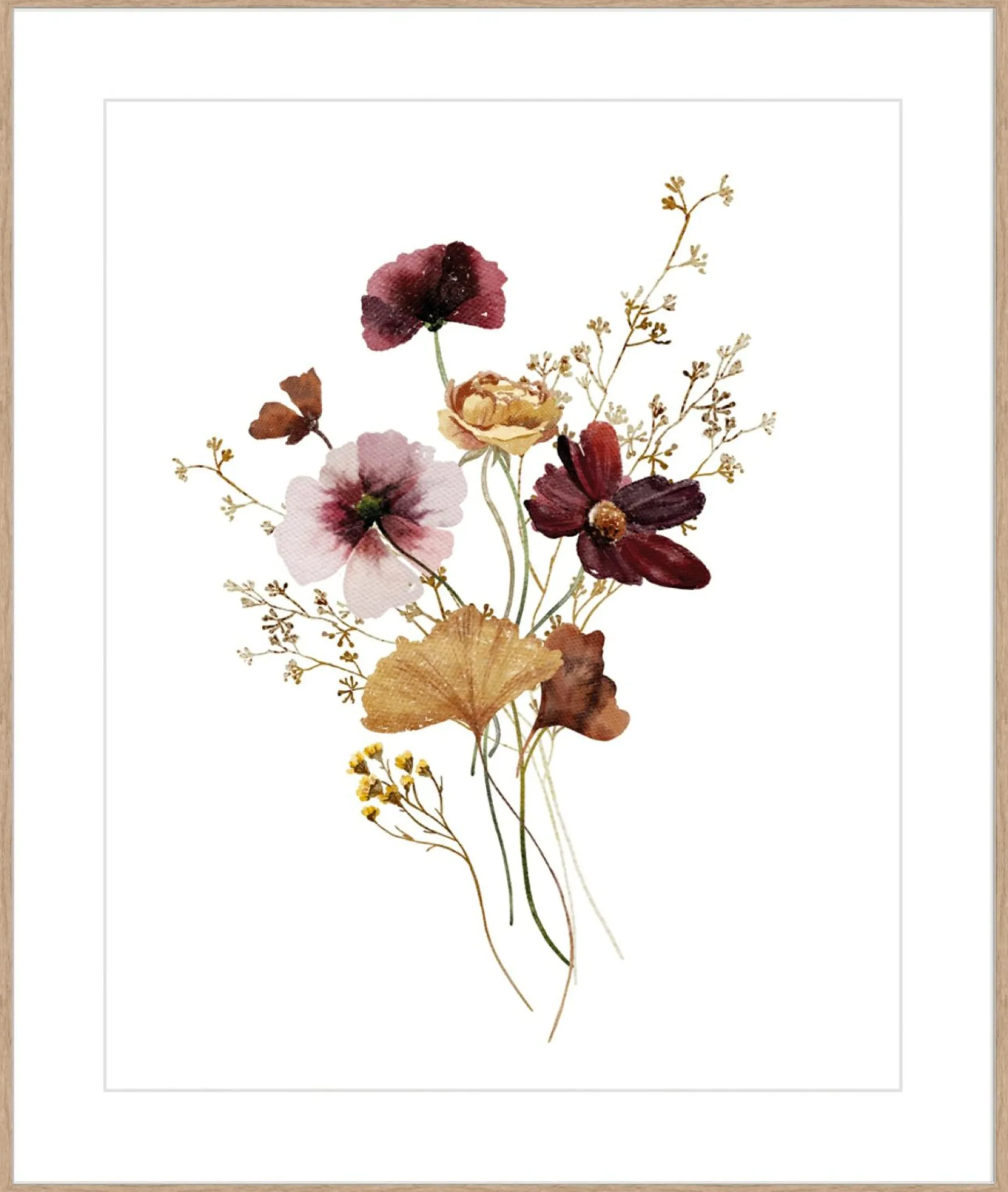 Kunstdruck FLOWER BOUQUET