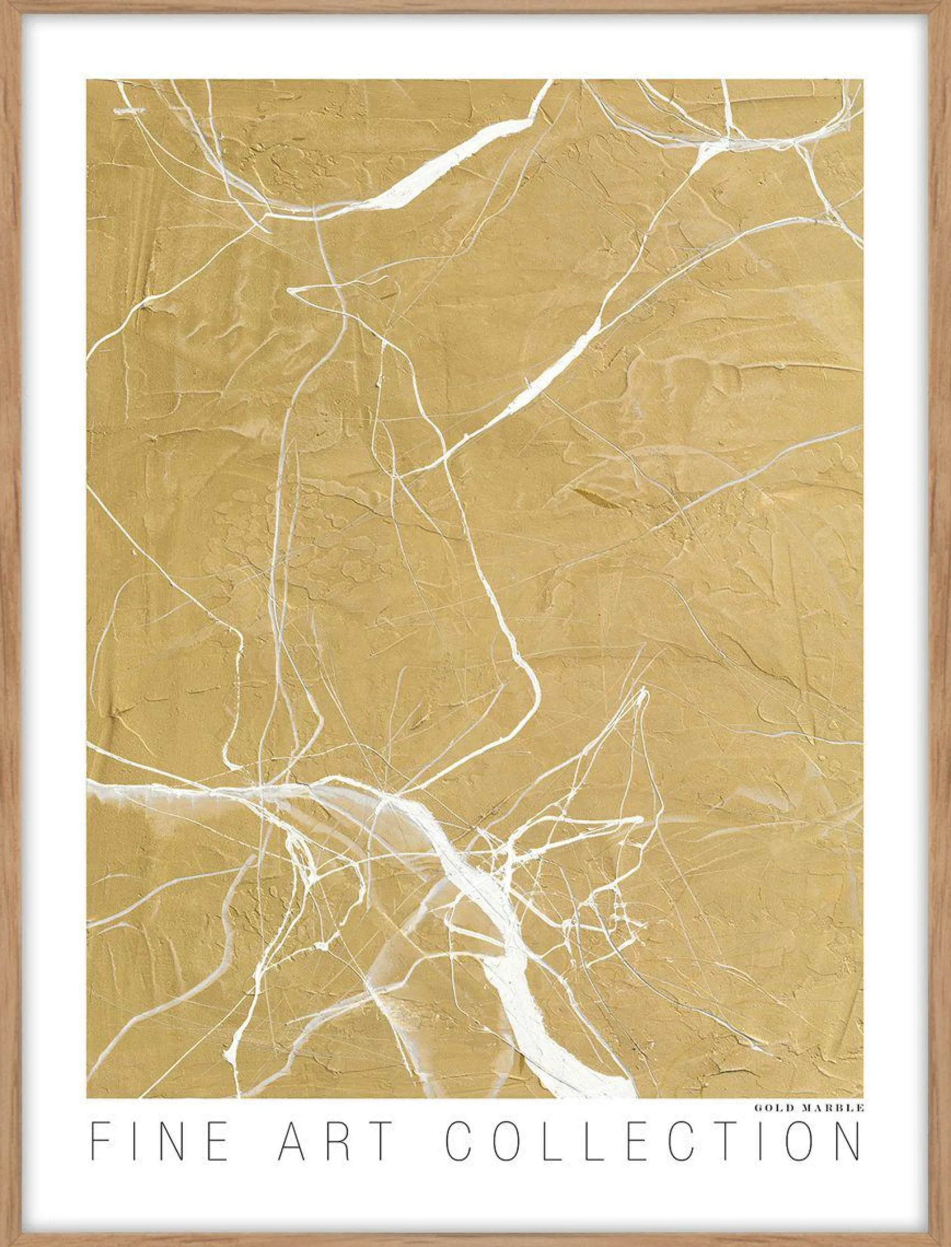 Kunstdruck GOLD MARBLE