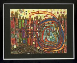 Kunstdruck HUNDERTWASSER