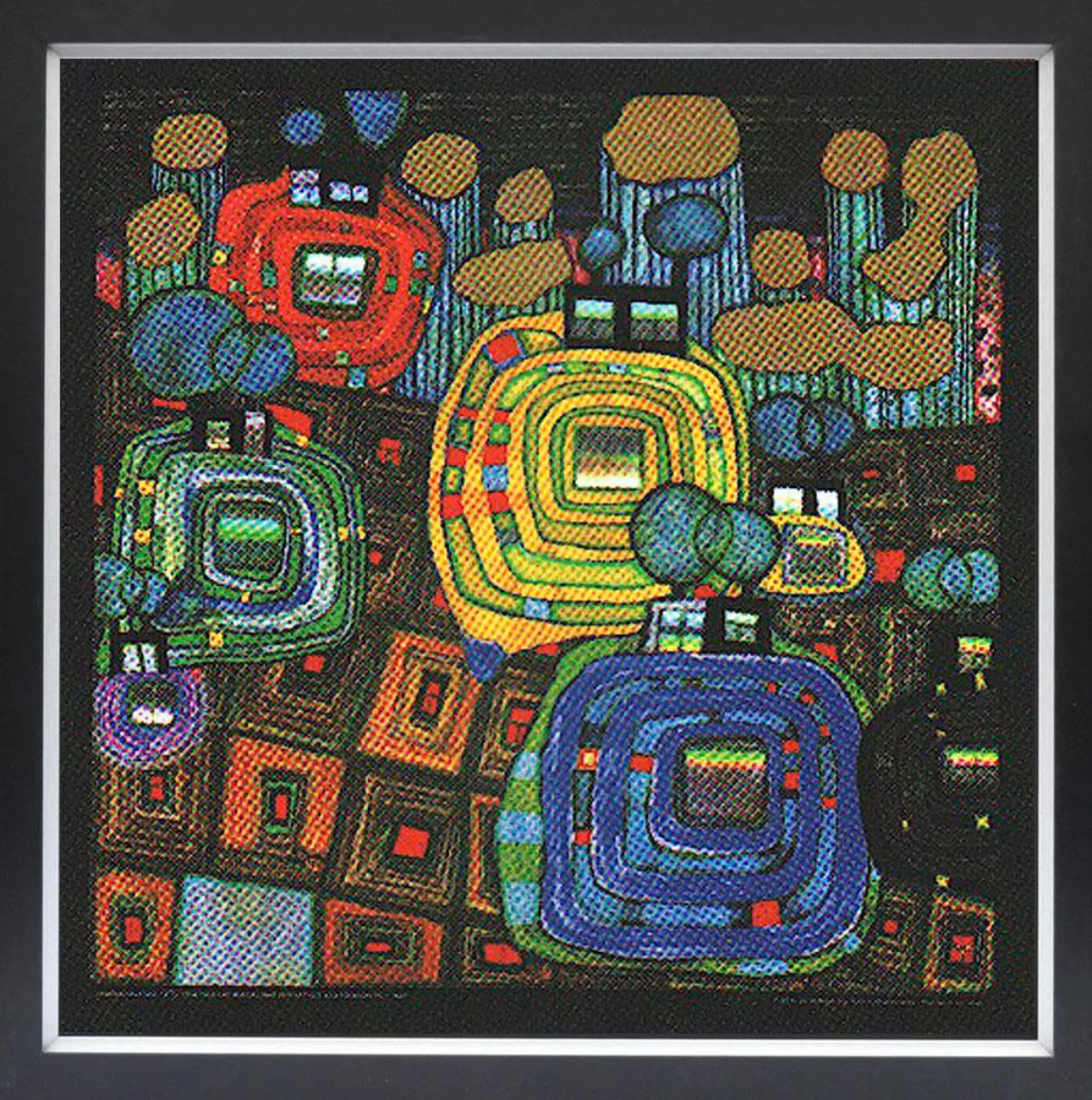 Kunstdruck HUNDERTWASSER