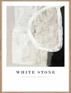 Kunstdruck WHITE STONE