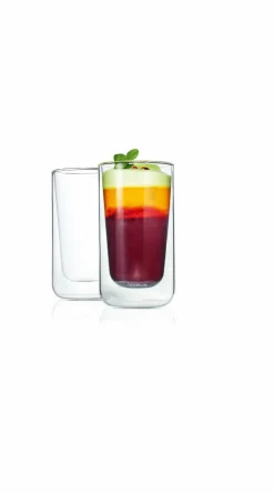 Latte-Macchiatoglas-Set NERO
