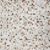 Lederteppich beige