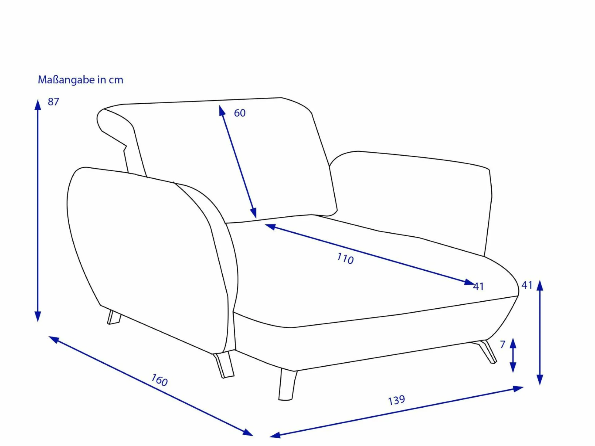 Loveseat vito CREDA
