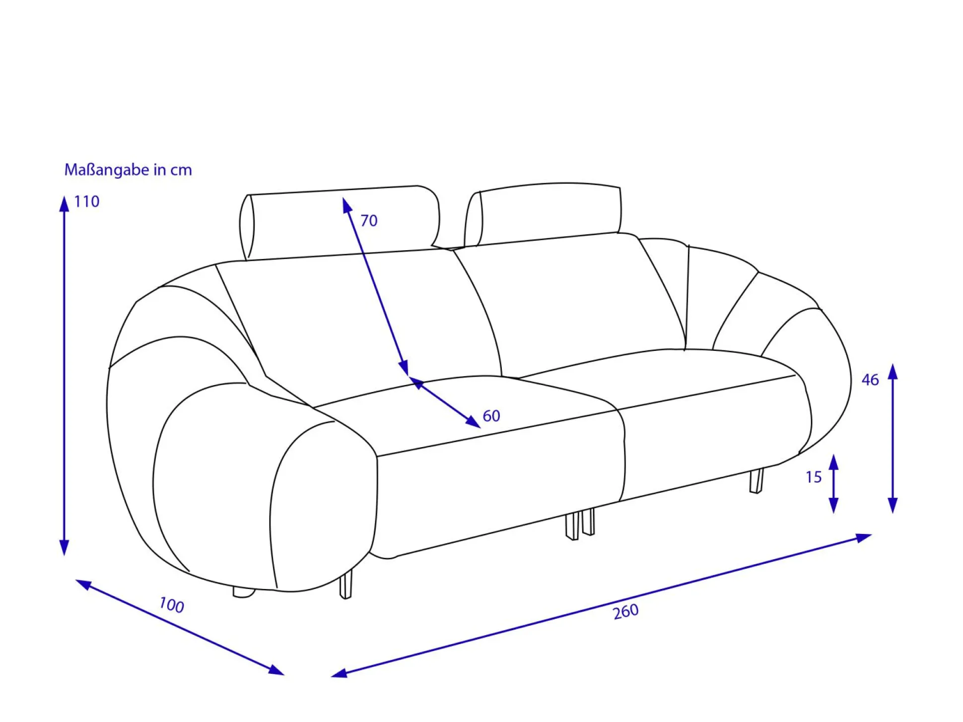 Megasofa HARPER ALVEGA