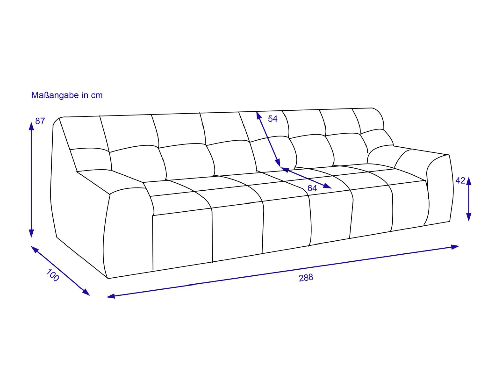 Megasofa HARPER WYBORG