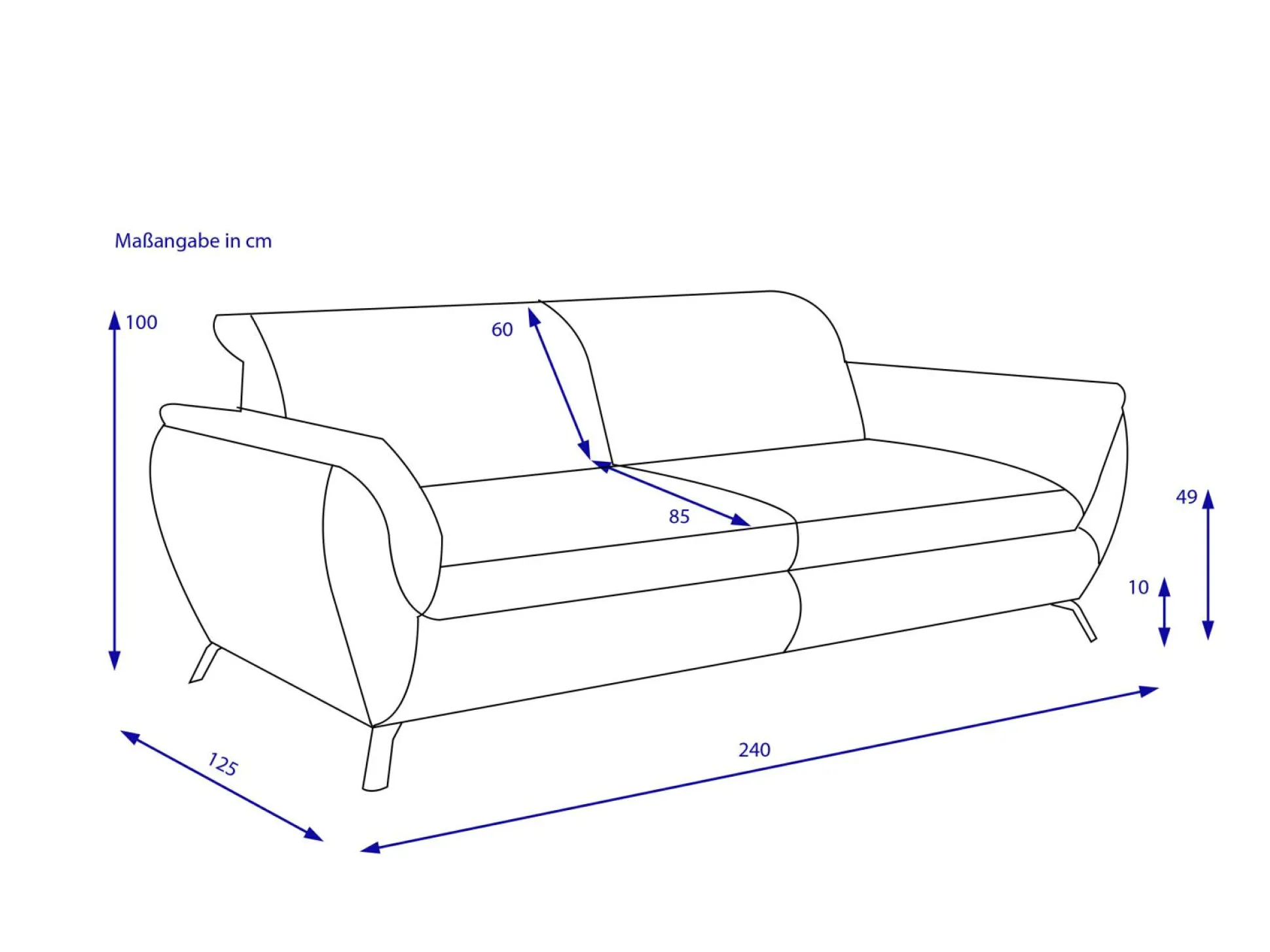 Megasofa LIVIN STRESA