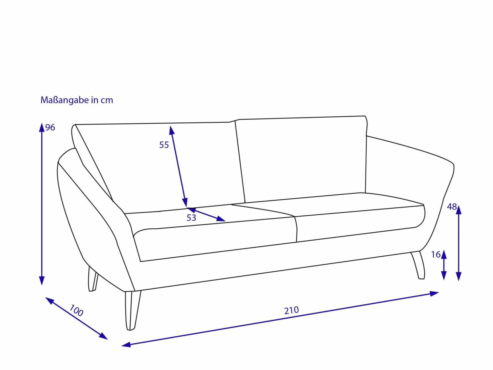 Megasofa SANSIBAR FÜNEN