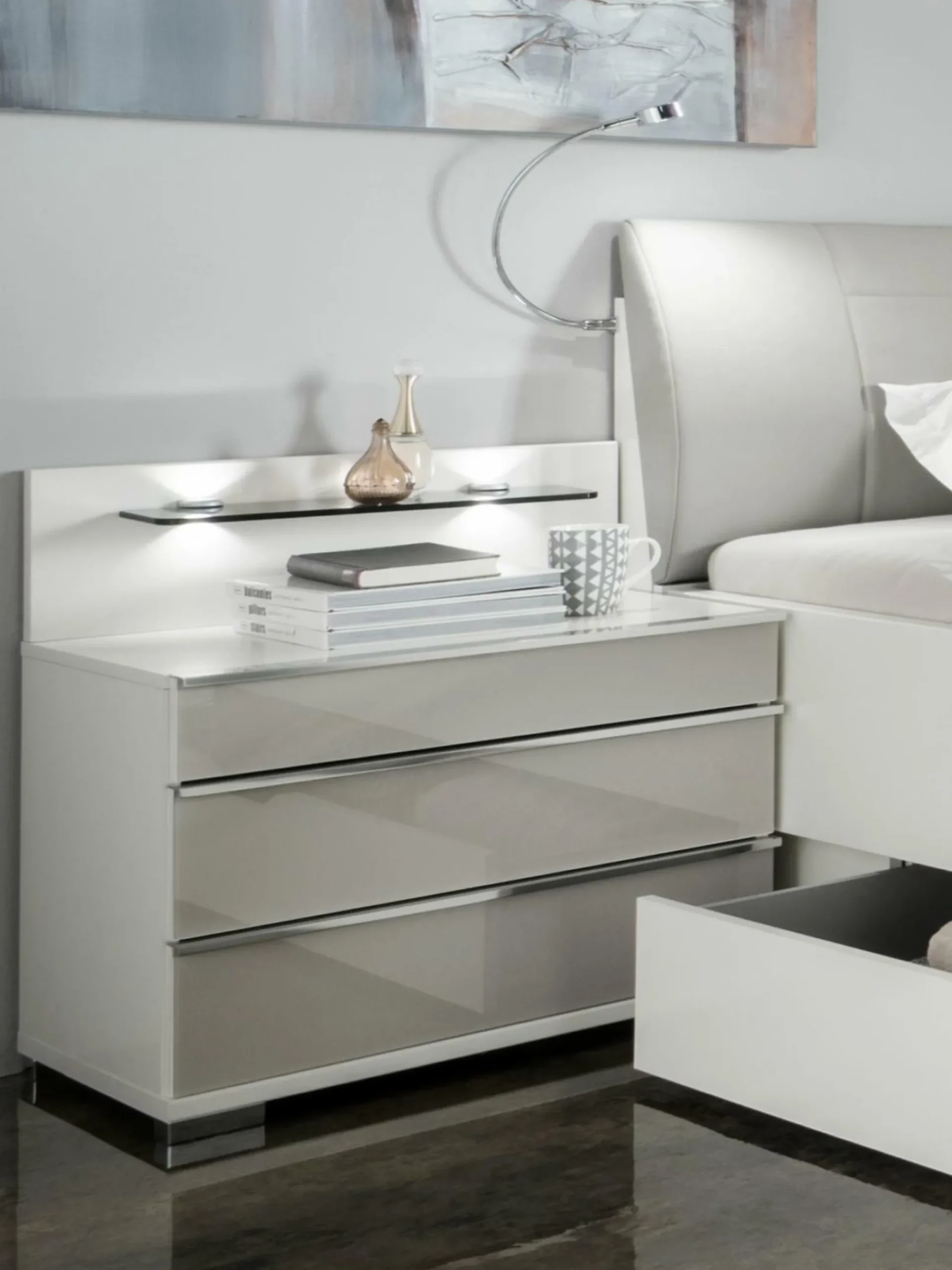 Nachtkommode-Paar Rolf Weber RW WERTHEIM