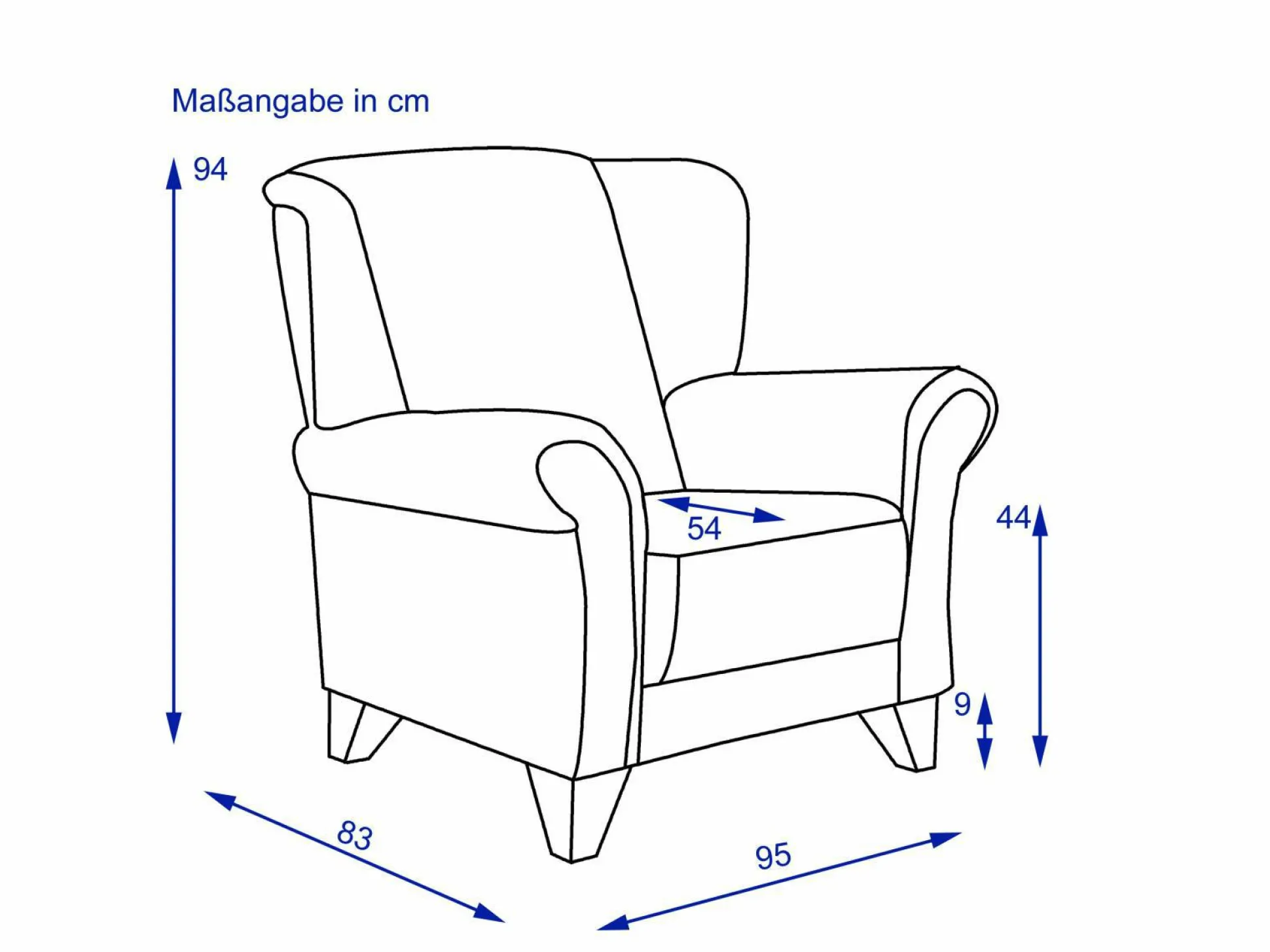 Ohrensessel MONDO QUADRA