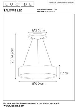 Pendelleuchte TALOWE LED
