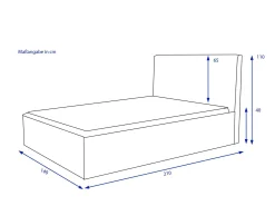 Polsterbett HARPER SANDAKAN