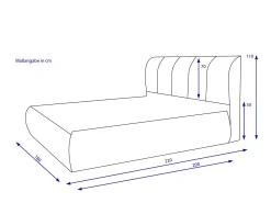 Polsterbett HARPER SIYA