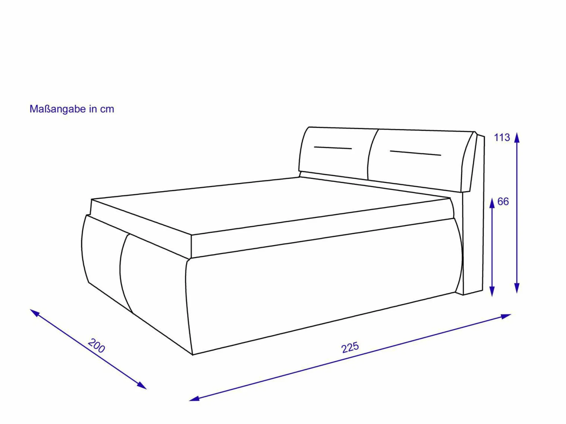 Polsterbett vito MELODY