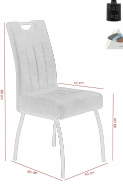 Polsterstuhl BEATE S 2er Set