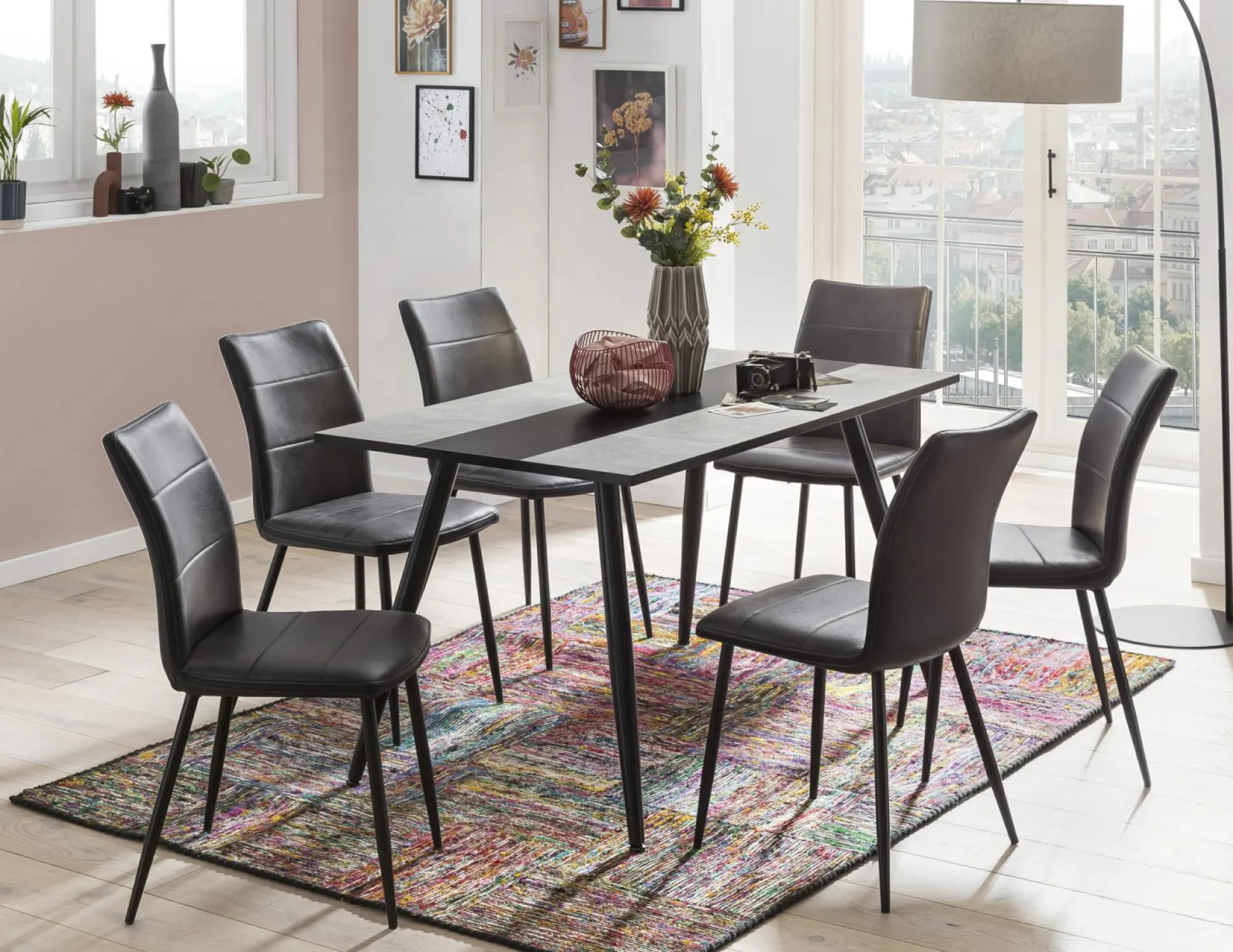 Polsterstuhl CAROLINE 2er Set