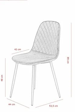 Polsterstuhl MIRA S 2er Set