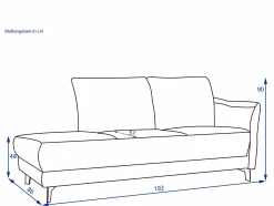 Recamiere MONDO PIATTO