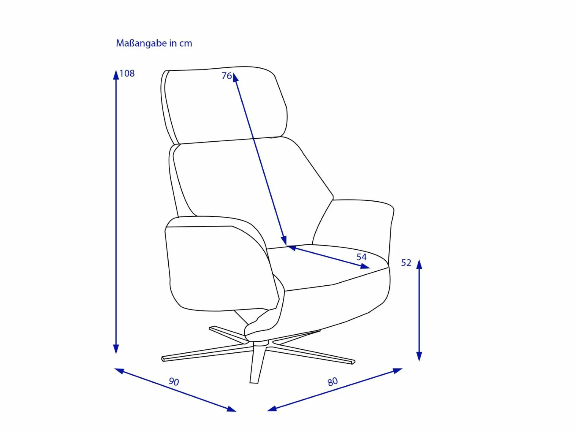 Relaxsessel himolla MITTERKOPF