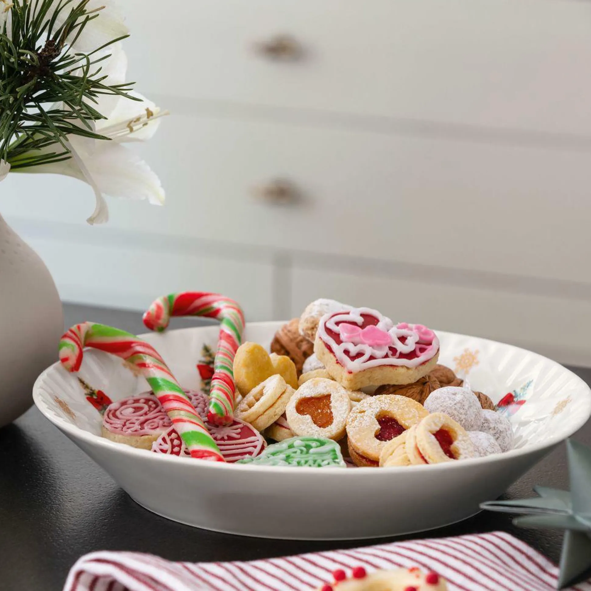 Schale Schneemann bauen