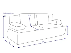 Schlafsofa Elastoform RACHA