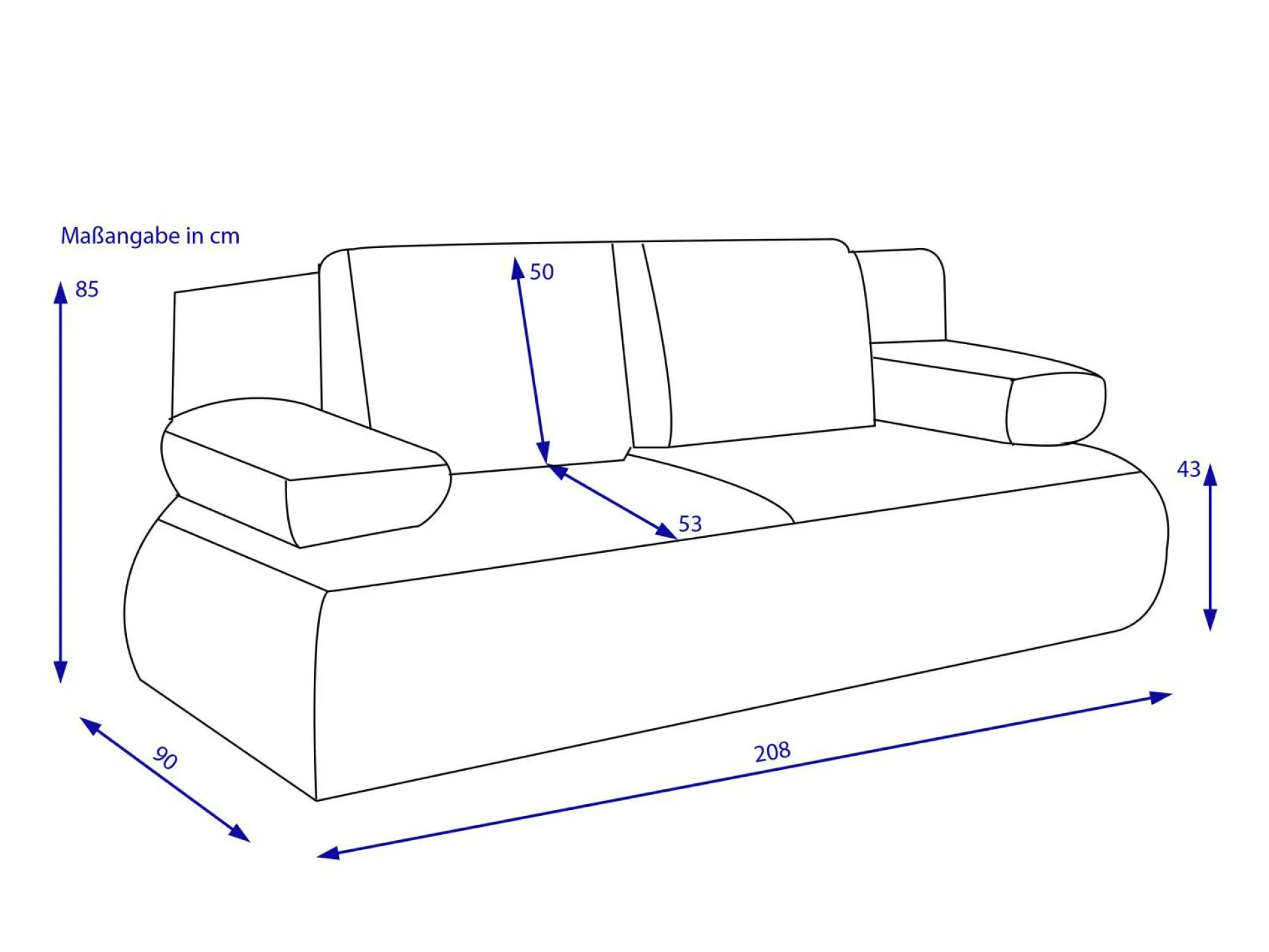 Schlafsofa Elastoform RACHA