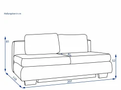 Schlafsofa Elastoform REA
