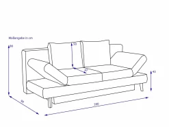 Schlafsofa Elastoform REIKO